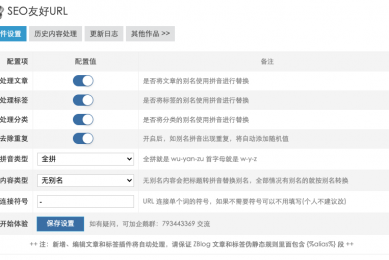 SEO友好URL(别名转拼音+标签+分类+文章)