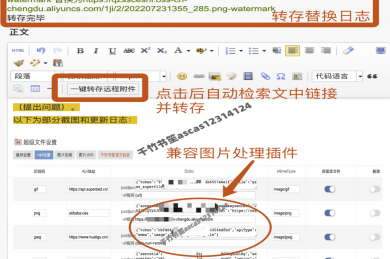 远程附件本地化，一键转存远程附件含图片-千竹书笙